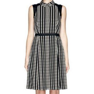 Tory Burch Katy Dress - Sz 10 - vintage inspired polka dot - perfect!